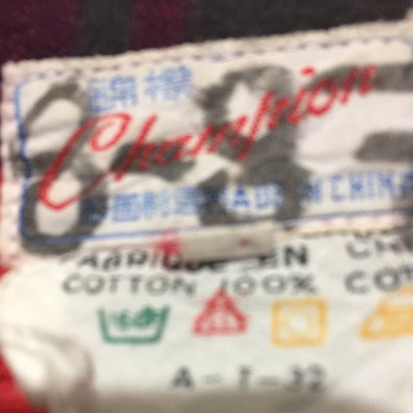 VINTAGE CHAMPION FLANNEL PLAID SHIRTS SIZE 15 - Picture 7 of 7